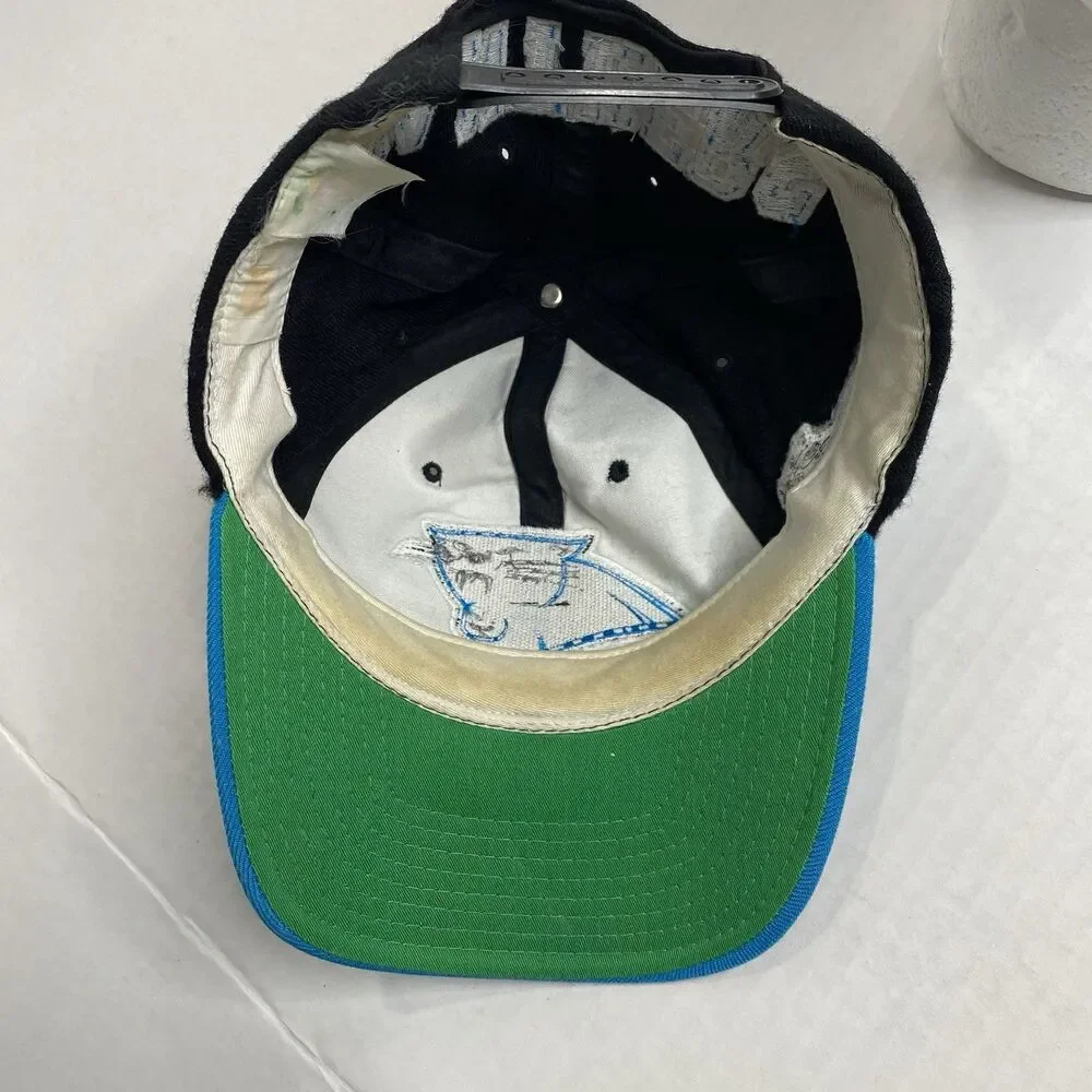 Vintage 90s Team NFL Carolina Panthers Spell out SnapBack OSFM Hat